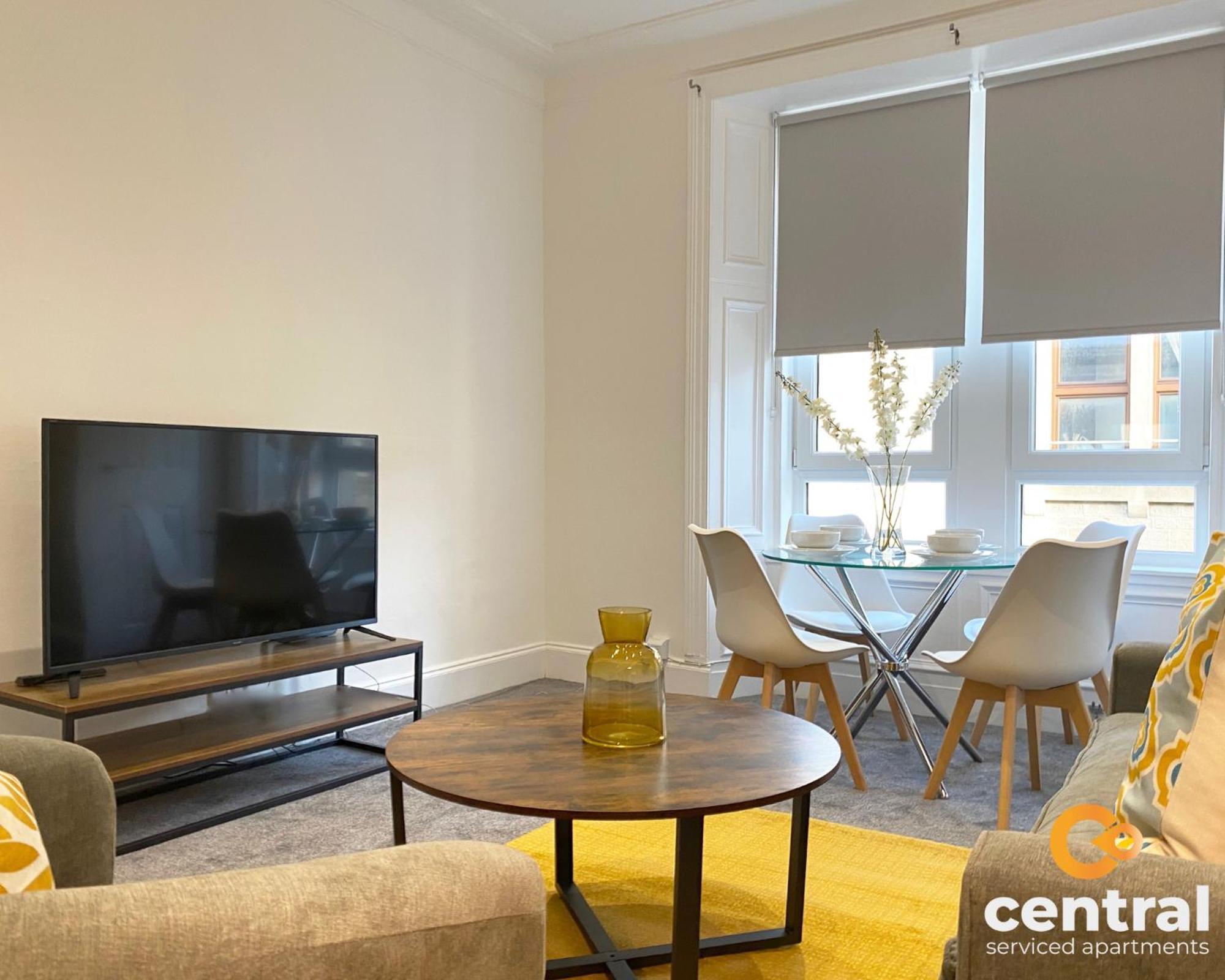 Central Serviced Apartments - Cosy 1 Bedroom - Modern - Close To Transport Links - Quiet Neighbourhood - Fast Wifi - Fully Equipped - Smart Tvs In All Rooms - Monthly Stays Welcome - Free Street Parking - Ideal Relocation To Dundee Accommodation Zewnętrze zdjęcie